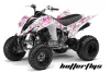 Yamaha Raptor 350 ATV Graphic Kit - 2004-2014 Butterfly Pink