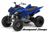 Yamaha Raptor 350 ATV Graphic Kit - 2004-2014 Diamond Flames Blue