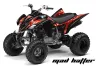 Yamaha Raptor 350 ATV Graphic Kit - 2004-2014 Mad Hatter Black
