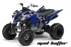 Yamaha Raptor 350 ATV Graphic Kit - 2004-2014 Mad Hatter Black