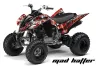 Yamaha Raptor 350 ATV Graphic Kit - 2004-2014 Mad Hatter Red