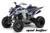 Yamaha Raptor 350 ATV Graphic Kit - 2004-2014 Mad Hatter White