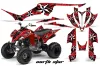 Yamaha Raptor 350 ATV Graphic Kit - 2004-2014 Northstar Red