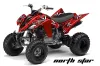 Yamaha Raptor 350 ATV Graphic Kit - 2004-2014 Northstar Red