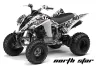 Yamaha Raptor 350 ATV Graphic Kit - 2004-2014 Northstar White