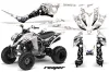 Yamaha Raptor 350 ATV Graphic Kit - 2004-2014 Reaper White