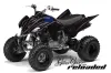 Yamaha Raptor 350 ATV Graphic Kit - 2004-2014 Silver Star - Reloaded Blue