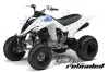 Yamaha Raptor 350 ATV Graphic Kit - 2004-2014 Silver Star - Reloaded Blue