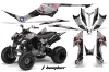 Yamaha Raptor 350 ATV Graphic Kit - 2004-2014 T Bomber Black