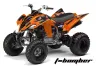 Yamaha Raptor 350 ATV Graphic Kit - 2004-2014 T Bomber Orange