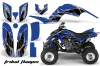 Yamaha Raptor 660 ATV Custom Graphic Kit - 2001-2005