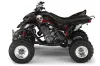 Yamaha Raptor 660 ATV Graphic Kit - 2001-2005 Bone Collector Black