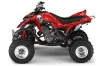 Yamaha Raptor 660 ATV Graphic Kit - 2001-2005 Bone Collector Red