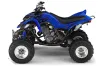 Yamaha Raptor 660 ATV Graphic Kit - 2001-2005 Diamond Flames Blue