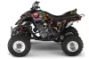 Yamaha Raptor 660 ATV Graphic Kit - 2001-2005 Ed Hardy - Love Kills Black
