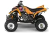 Yamaha Raptor 660 ATV Graphic Kit - 2001-2005 Ed Hardy - Love Kills Orange