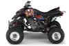 Yamaha Raptor 660 ATV Graphic Kit - 2001-2005 Ed Hardy - Pirates Blue