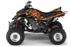 Yamaha Raptor 660 ATV Graphic Kit - 2001-2005 Firestorm Black