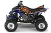 Yamaha Raptor 660 ATV Graphic Kit - 2001-2005 Firestorm Blue