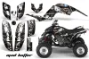 Yamaha Raptor 660 ATV Graphic Kit - 2001-2005 Mad Hatter Blue