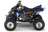 Yamaha Raptor 660 ATV Graphic Kit - 2001-2005 Motorhead Blue