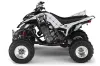 Yamaha Raptor 660 ATV Graphic Kit - 2001-2005 Silver Star - Reloaded Black