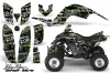 Yamaha Raptor 660 ATV Graphic Kit - 2001-2005 Silver Star - Silverhaze Green
