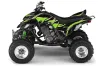 Yamaha Raptor 660 ATV Graphic Kit - 2001-2005 Tribal Flames Green