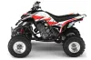 Yamaha Raptor 660 ATV Graphic Kit - 2001-2005 Tribal Flames Red