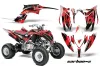 Yamaha Raptor 700 ATV Graphic Kit - 2006-2012 Carbon X Red