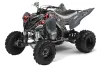Yamaha Raptor 700 ATV Graphic Kit - 2006-2012 Checkered Skull Red