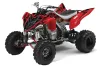 Yamaha Raptor 700 ATV Graphic Kit - 2006-2012 Skulls and Hammers Red