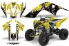 Yamaha Raptor 700 ATV Graphic Kit - 2006-2012 Reaper Silver