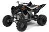Yamaha Raptor 700 ATV Graphic Kit - 2006-2012 Silver Star - Reloaded Orange