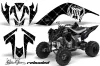 Yamaha Raptor 700 ATV Graphic Kit - 2006-2012 Silver Star - Silverhaze Blue