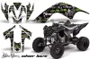 Yamaha Raptor 700 ATV Graphic Kit - 2006-2012 Silver Star - Silverhaze Green