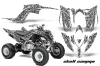 Yamaha Raptor 700 ATV Graphic Kit - 2006-2012 Skull Camo Silver