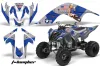 Yamaha Raptor 700 ATV Graphic Kit - 2006-2012 T Bomber Blue