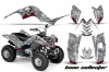 Yamaha Raptor 80 ATV Graphic Kit - 2003-2016 Bone Collector Silver