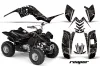 Yamaha Raptor 80 ATV Graphic Kit - 2003-2016 Reaper Black