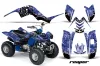 Yamaha Raptor 80 ATV Graphic Kit - 2003-2016 Reaper Blue