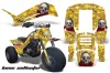 Yamaha Shaft DX 225 - 3 Wheeler ATV Custom Graphic Kit - 1983-1985