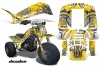 Yamaha Shaft DX 225 - 3 Wheeler ATV Graphic Kit - 1983-1985 Deaden Yellow