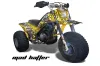 Yamaha Shaft DX 225 - 3 Wheeler ATV Graphic Kit - 1983-1985 Mad Hatter Yellow