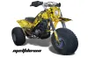 Yamaha Shaft DX 225 - 3 Wheeler ATV Graphic Kit - 1983-1985 Meltdown Yellow