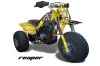 Yamaha Shaft DX 225 - 3 Wheeler ATV Graphic Kit - 1983-1985 Reaper Yellow