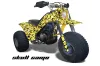 Yamaha Shaft DX 225 - 3 Wheeler ATV Graphic Kit - 1983-1985 Skull Camo Yellow