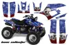Yamaha Warrior 350 ATV Custom Graphic Kit - All Years