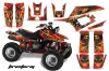 Yamaha Warrior 350 ATV Custom Graphic Kit - All Years