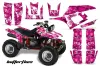 Yamaha Warrior 350 ATV Graphic Kit - All Years Butterfly Pink